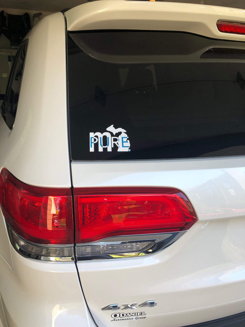 Load image into Gallery viewer, mi State of Mind car sticker &quot;mi PURE&quot; Vinyl Car Decal
