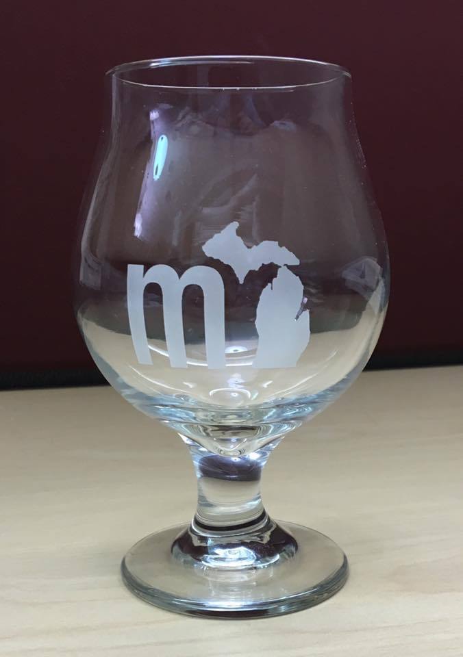 Load image into Gallery viewer, mi State of Mind Drinkware mi Tulip Beer Glass
