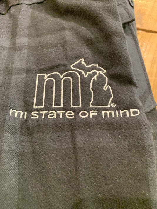 mi State of Mind flannel jacket mi Men's Quilted Flannel Jacket