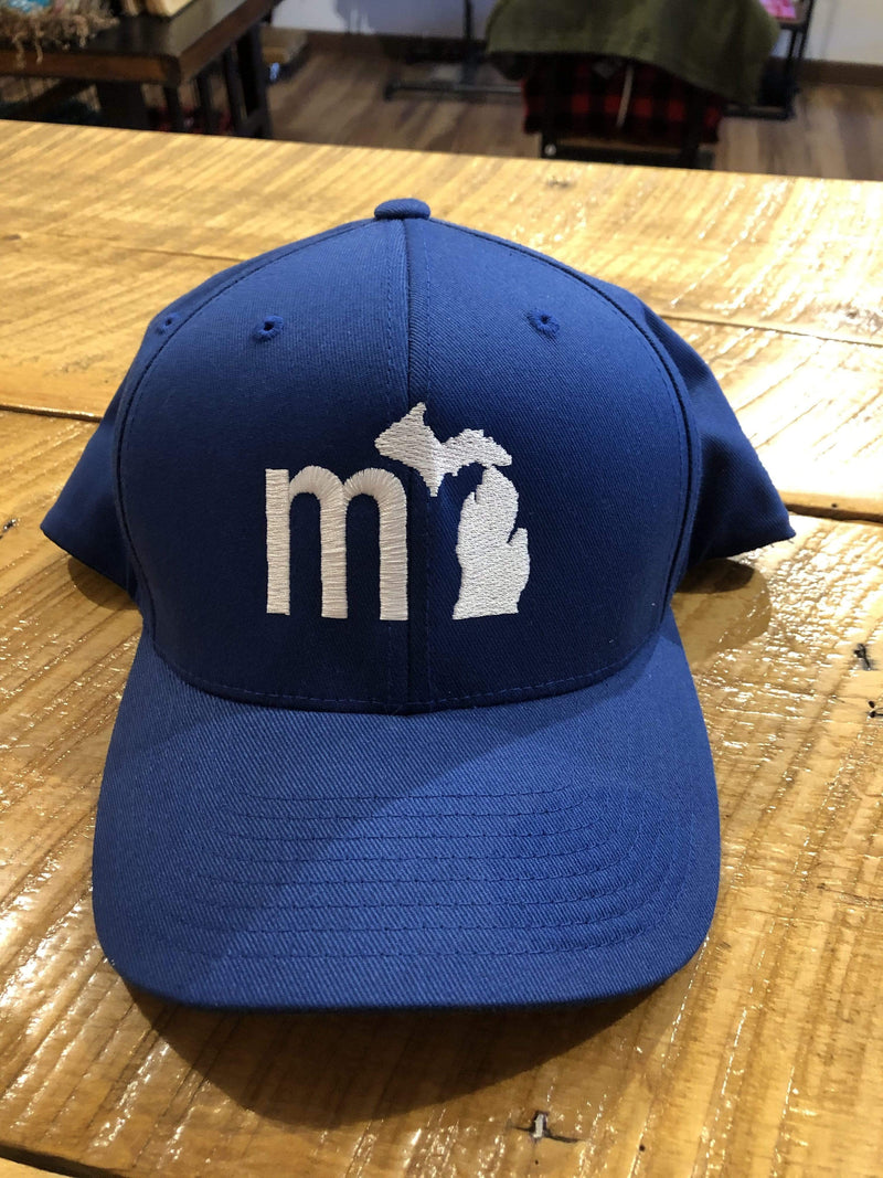 Load image into Gallery viewer, mi State of Mind Headwear Blue / S/M mi Fitted FlexFit Cap (NEW! 4 colors)
