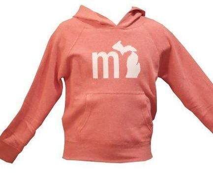 Load image into Gallery viewer, mi State of Mind Kids Hoodie Pomegranate / XS mi Kids Hoodie (NEW - 4 colors)
