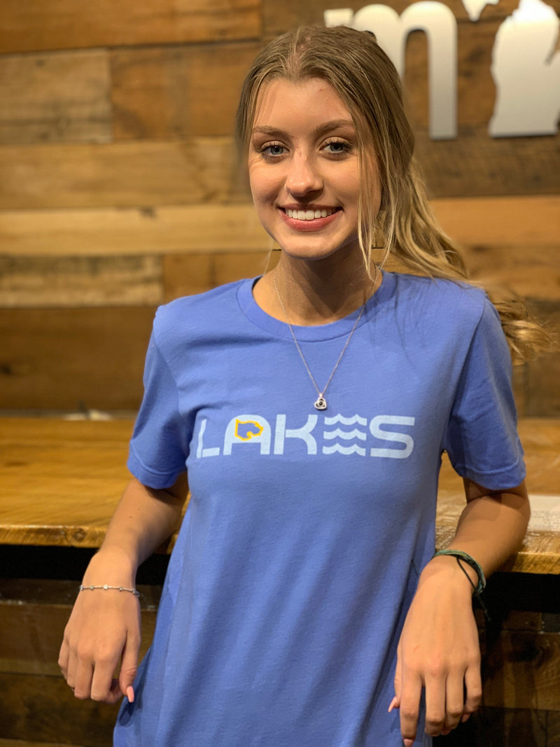 Load image into Gallery viewer, mi State of Mind LAKES T-Shirt

