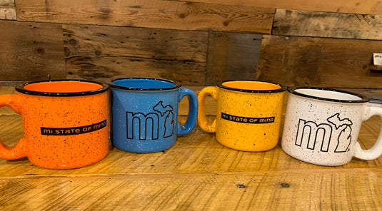 8 oz. Ceramic Campfire Coffee Mugs