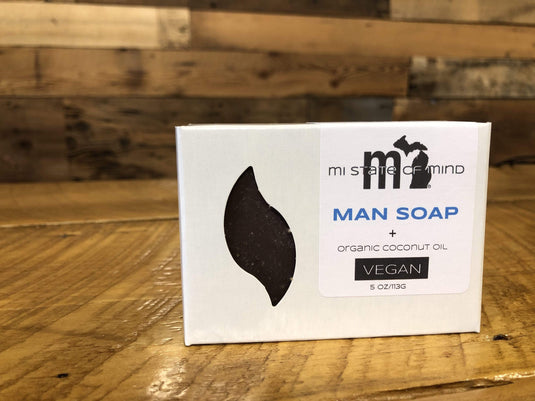 mi State of Mind soap Man Soap Organic Handmade Soaps (5 scents)