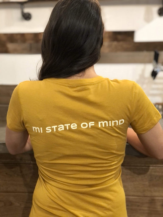 mi State of Mind T-shirt mi Women's V-neck T (3 NEW colors)